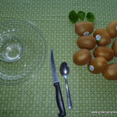 Growing in Grace | How to Peel a Kiwi
