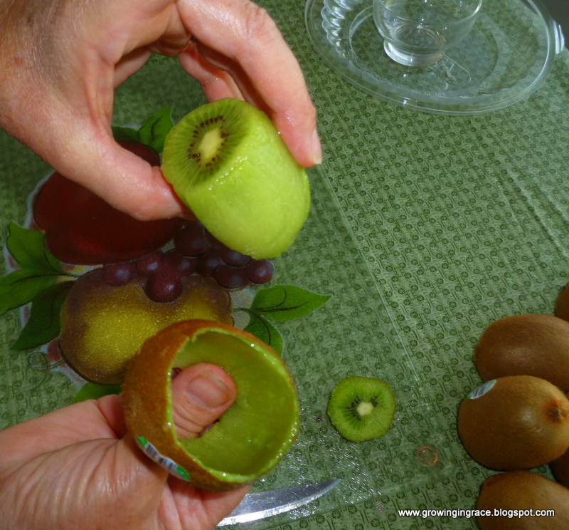, How to Peel a Kiwi, Growing in Grace