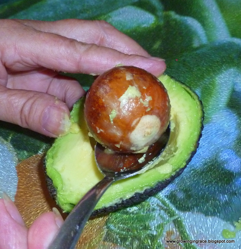 , How to Peel an Avocado, Growing in Grace