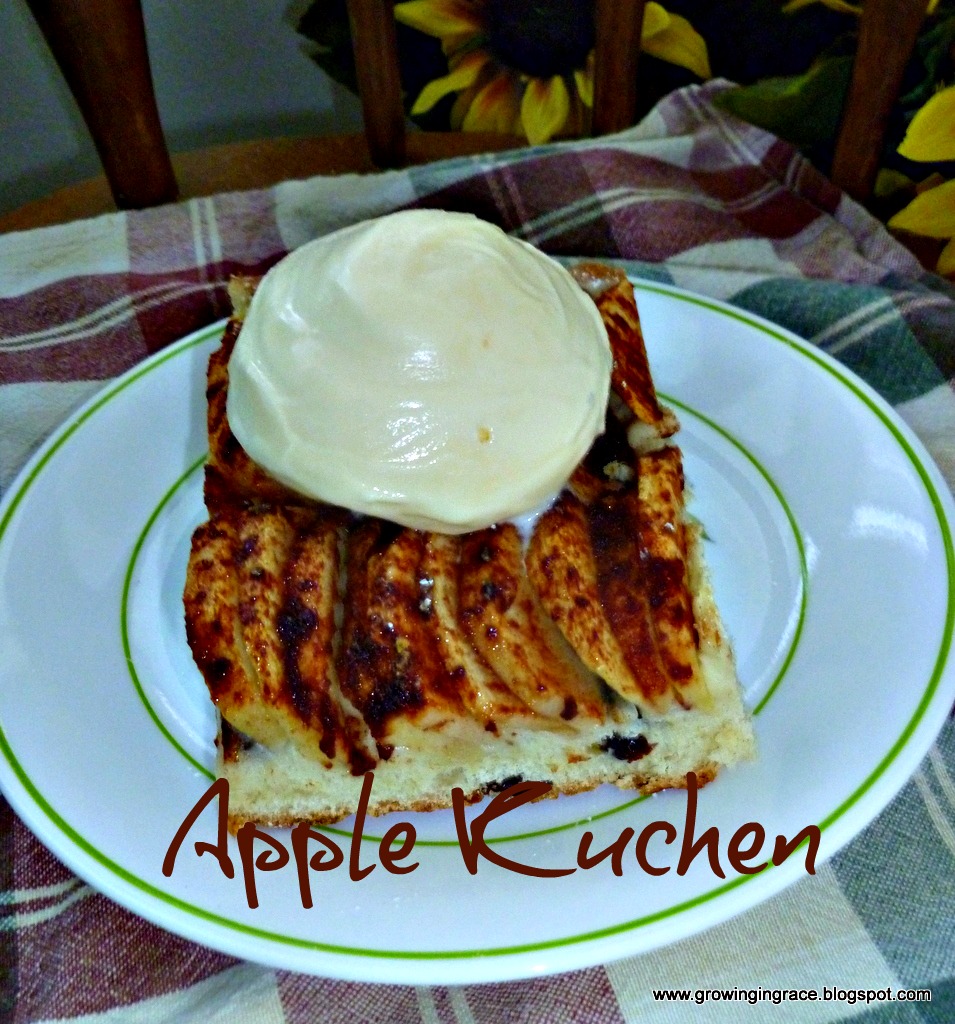 , Apple Kuchen, Growing in Grace
