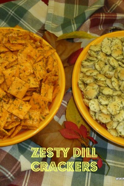 Growing in Grace | Zesty Dill Crackers