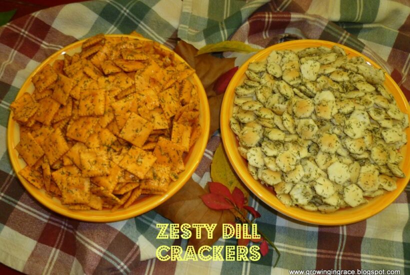 Growing in Grace | Zesty Dill Crackers