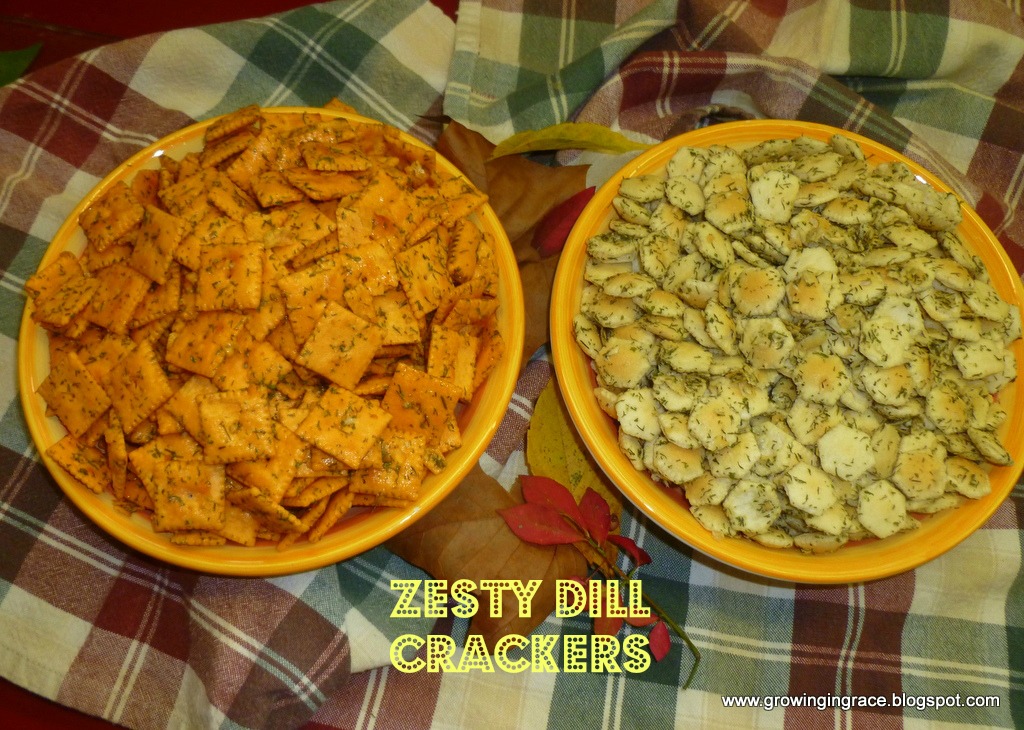 , Zesty Dill Crackers, Growing in Grace