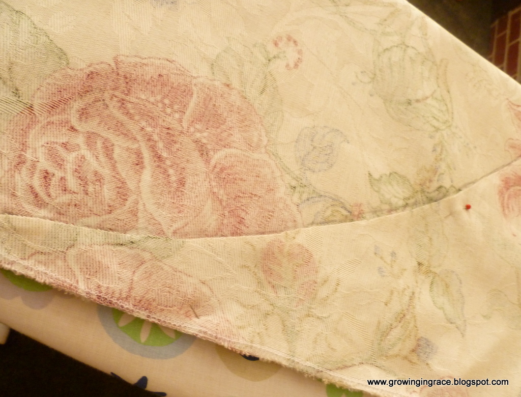 , DIY Tablecloths, Growing in Grace