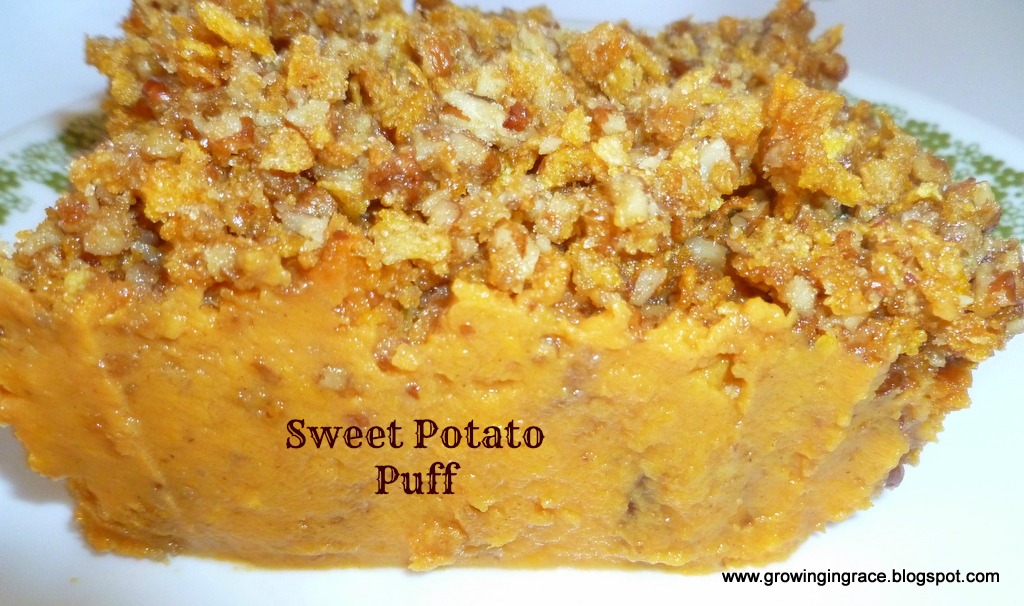 , Sweet Potato Puff, Growing in Grace