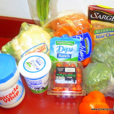 Growing in Grace | Cold Vegetable Pizza