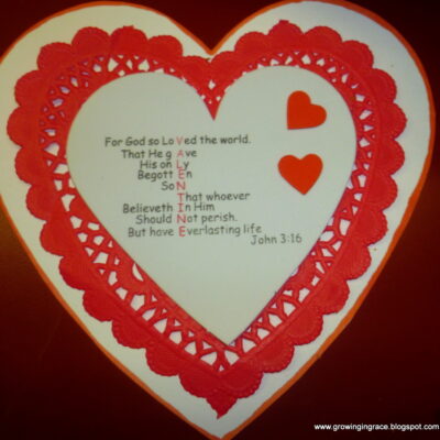 Growing in Grace | Valentine Cupcake