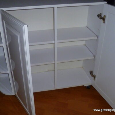Growing in Grace | DIY Spice Cabinet Organization