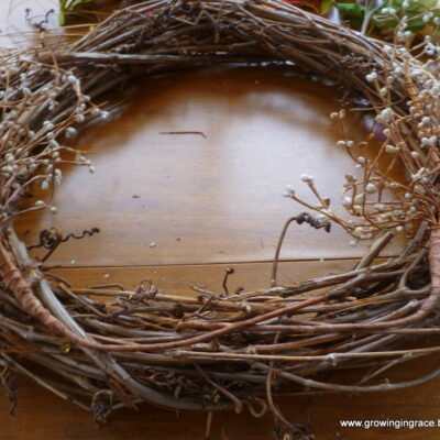 Growing in Grace | Grapevine Wreath