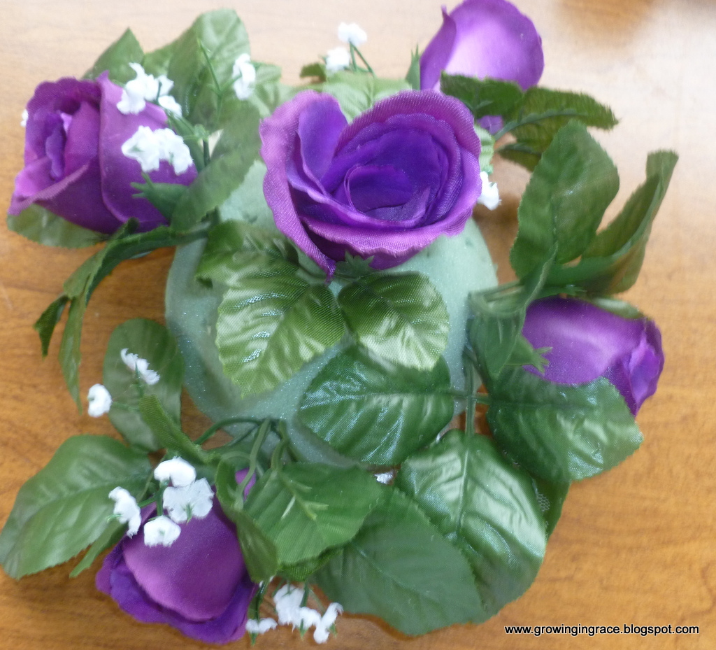 , DIY Floral Arrangement, Growing in Grace