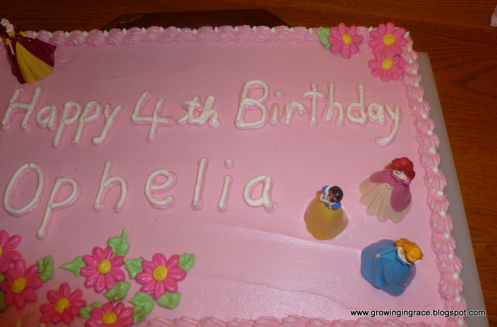 , Princess Birthday Cake, Growing in Grace