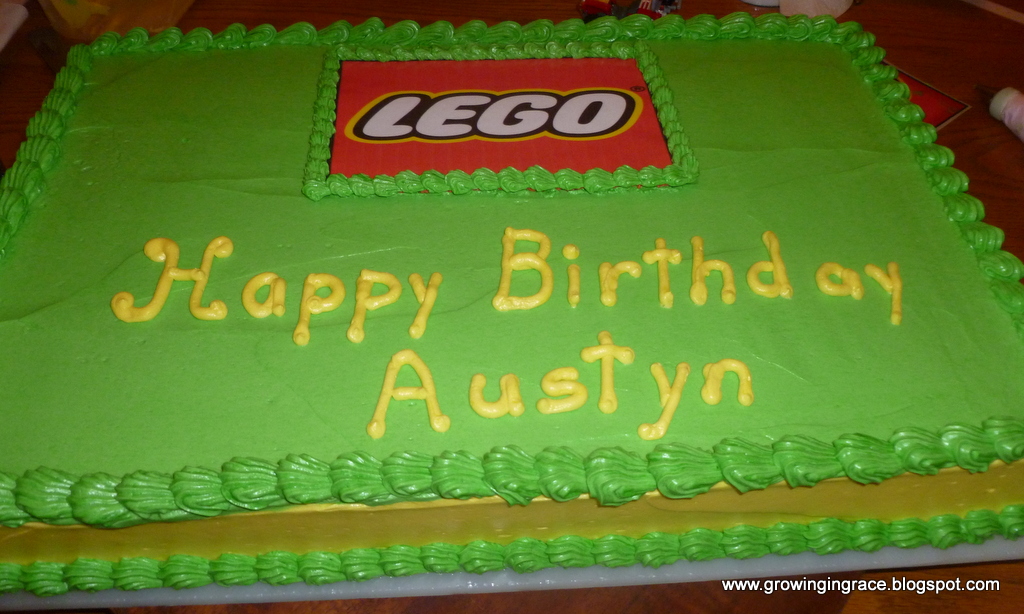 , Lego Birthday Cake, Growing in Grace