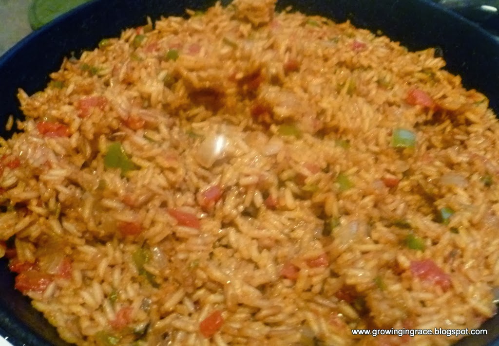 , Mexican Fried Rice, Growing in Grace