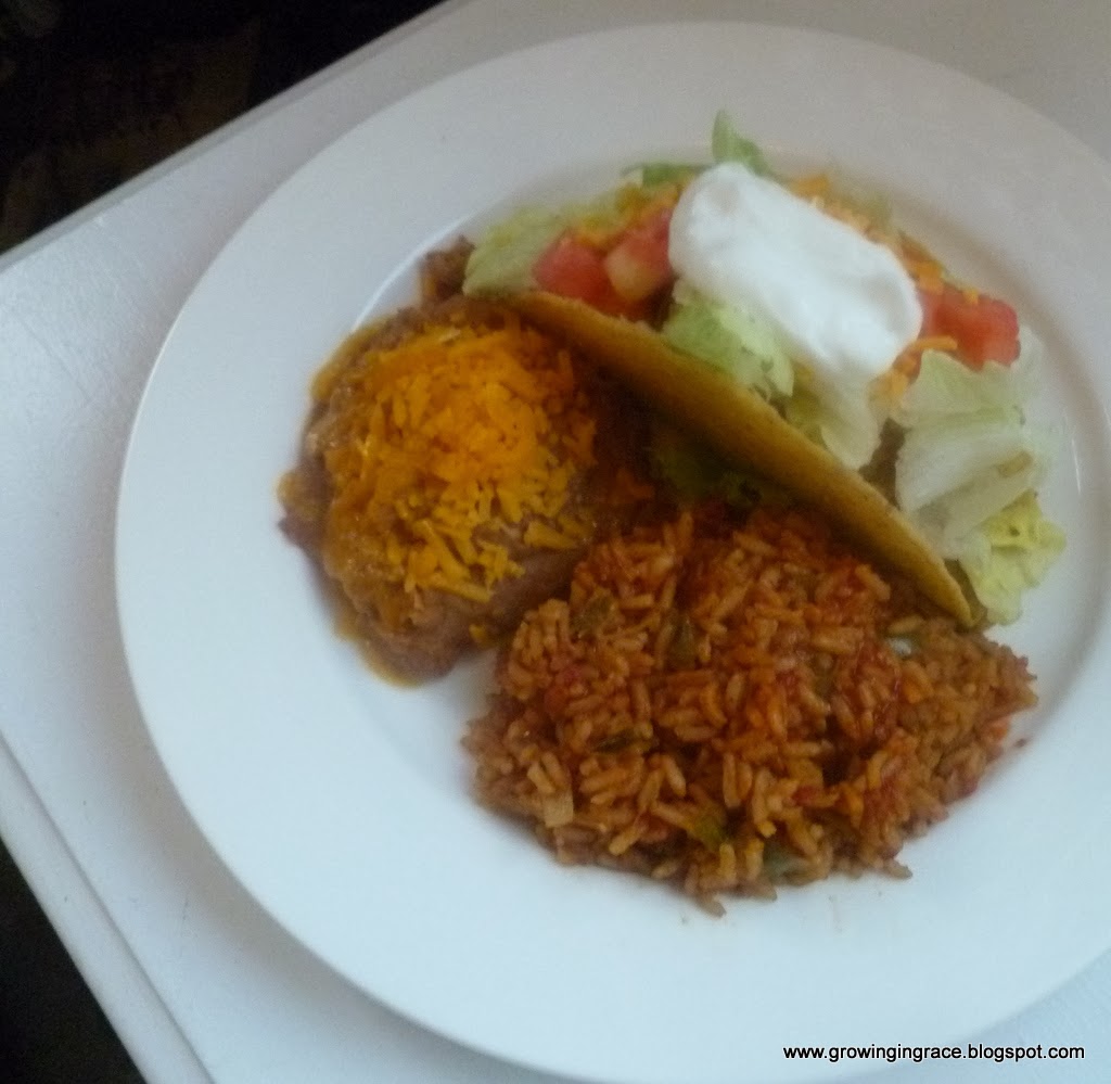 , Mexican Fried Rice, Growing in Grace
