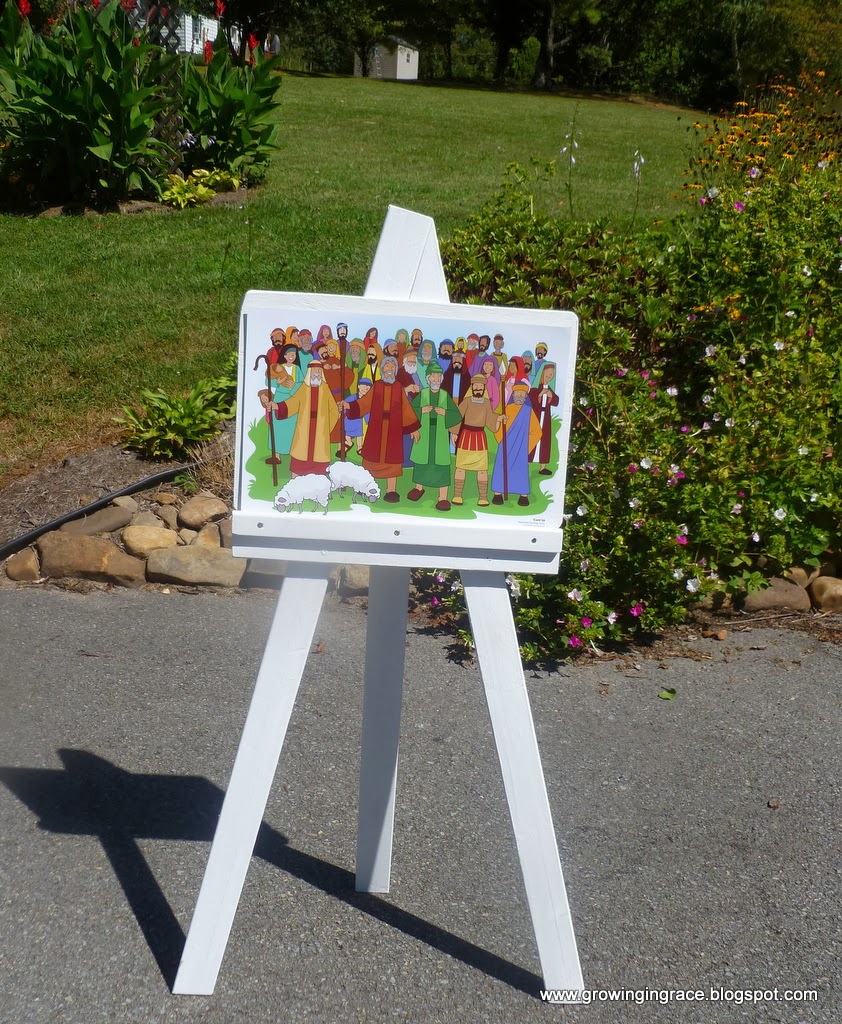 , Easels for Painting and Story Telling, Growing in Grace