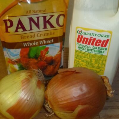 Growing in Grace | Baked Panko Onion Rings