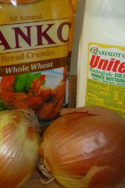 Growing in Grace | Baked Panko Onion Rings