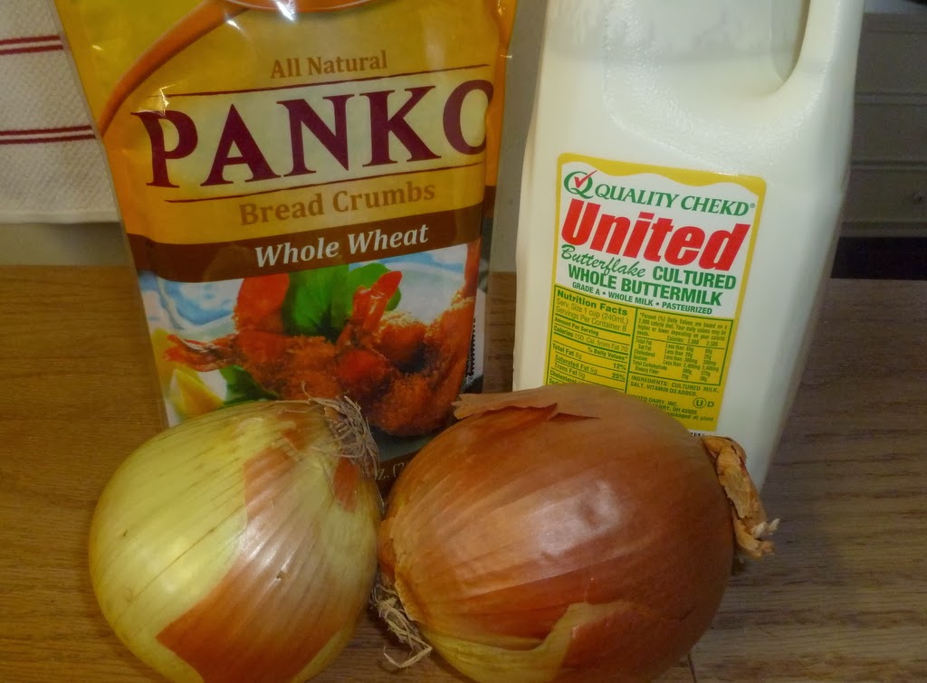 , Baked Panko Onion Rings, Growing in Grace