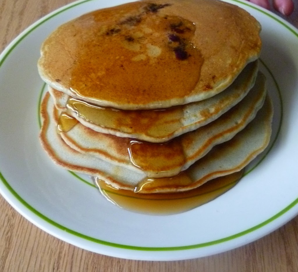 , Healthy Blueberry Pancakes, Growing in Grace