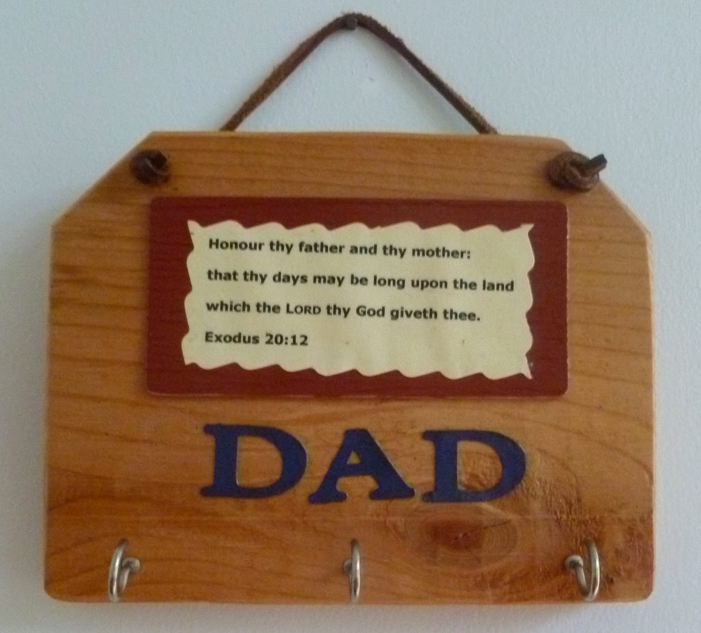 , Key Rack for Dad, Growing in Grace