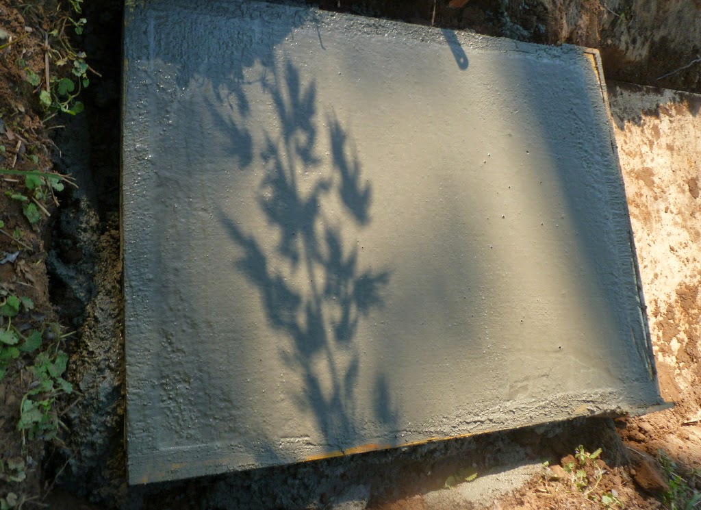 , DIY Concrete Steps, Growing in Grace