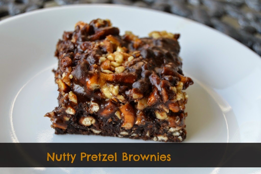 , Nutty Pretzel Brownies, Growing in Grace