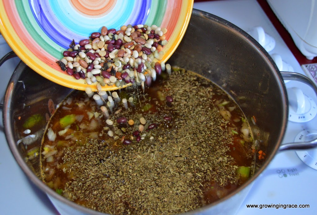 , Pasta E Fagioli Soup, Growing in Grace